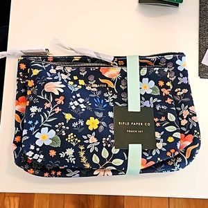 Rifle Paper Co Brand New Pouch Set